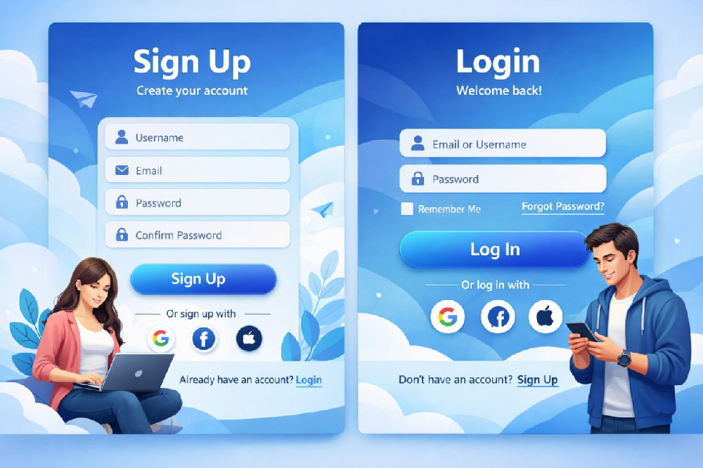 蓝狮平台登录和注册引导